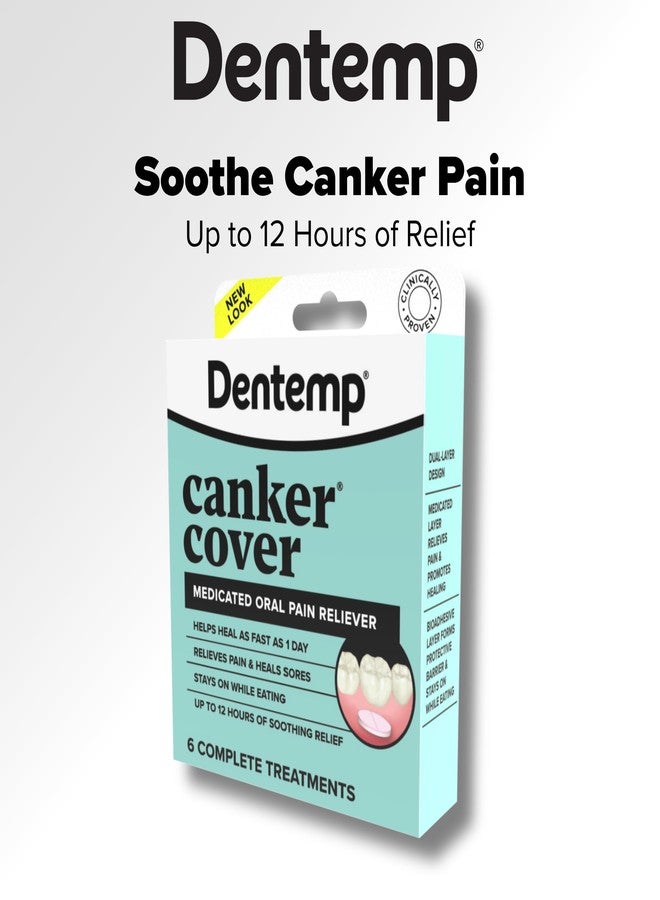 Dentemp Canker Cover - Canker Sore Medicine Pain Reliever (3pack) - Canker Sore Treatment to Relieve Canker Pain, Mouth Sores & Mouth Irritation - Fast Acting Canker Sore Relief Tablets for Adults - Image 3